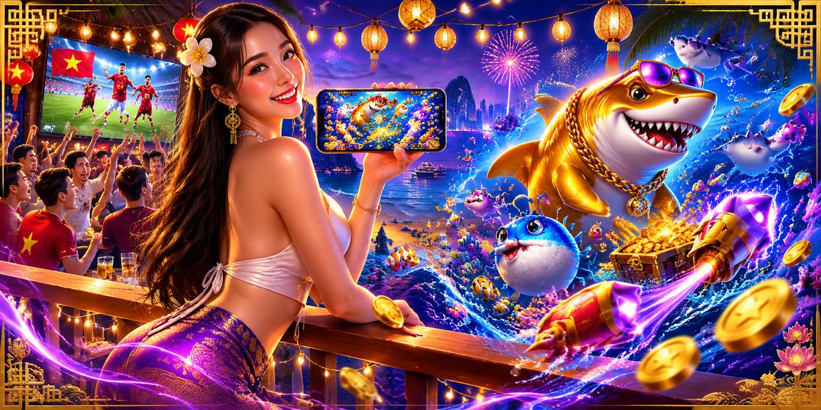 Người dùng Hà Nội truy cập casino trực tuyến qua điện thoại với ánh đèn neon