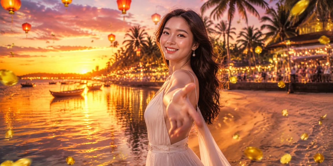 Khung cảnh casino sang trọng tại Phú Quốc với bàn cược VIP bên bờ biển